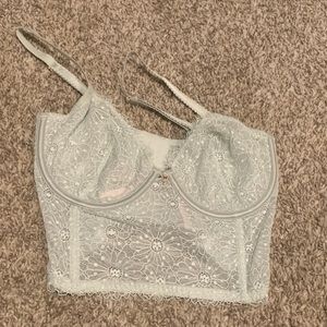Victoria Secret Bustier Corset Bra Crop Top
